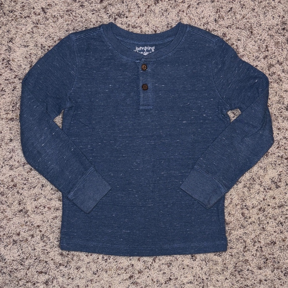 Jumping Beans Long Sleeve Henley Shirt